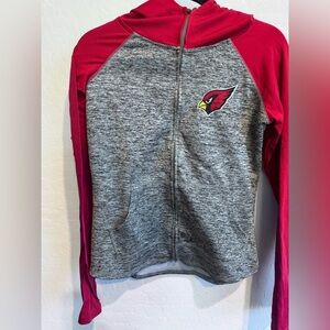 NFL Women’s Cardinals- lightweight hoodie with pockets- size S